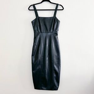 7 For All Mankind Faux Leather Dress
